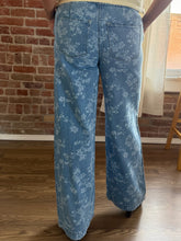 Rosie High Rise Floral Print Baggy Wide Leg Jeans