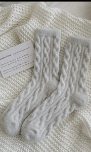 Mindy Cozy Thick Plush Socks