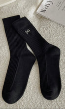 Missy Bow Embroidered Crew Socks