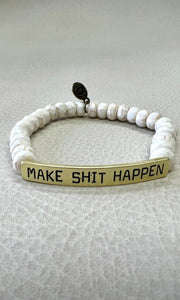 Potty Mouth Beaded Bracelet