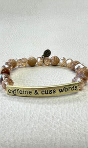 Potty Mouth Beaded Bracelet