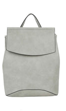 Eliette Light Grey Convertible Backpack And Shoulder