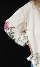 Pierce Embroidered Long Sleeve Top