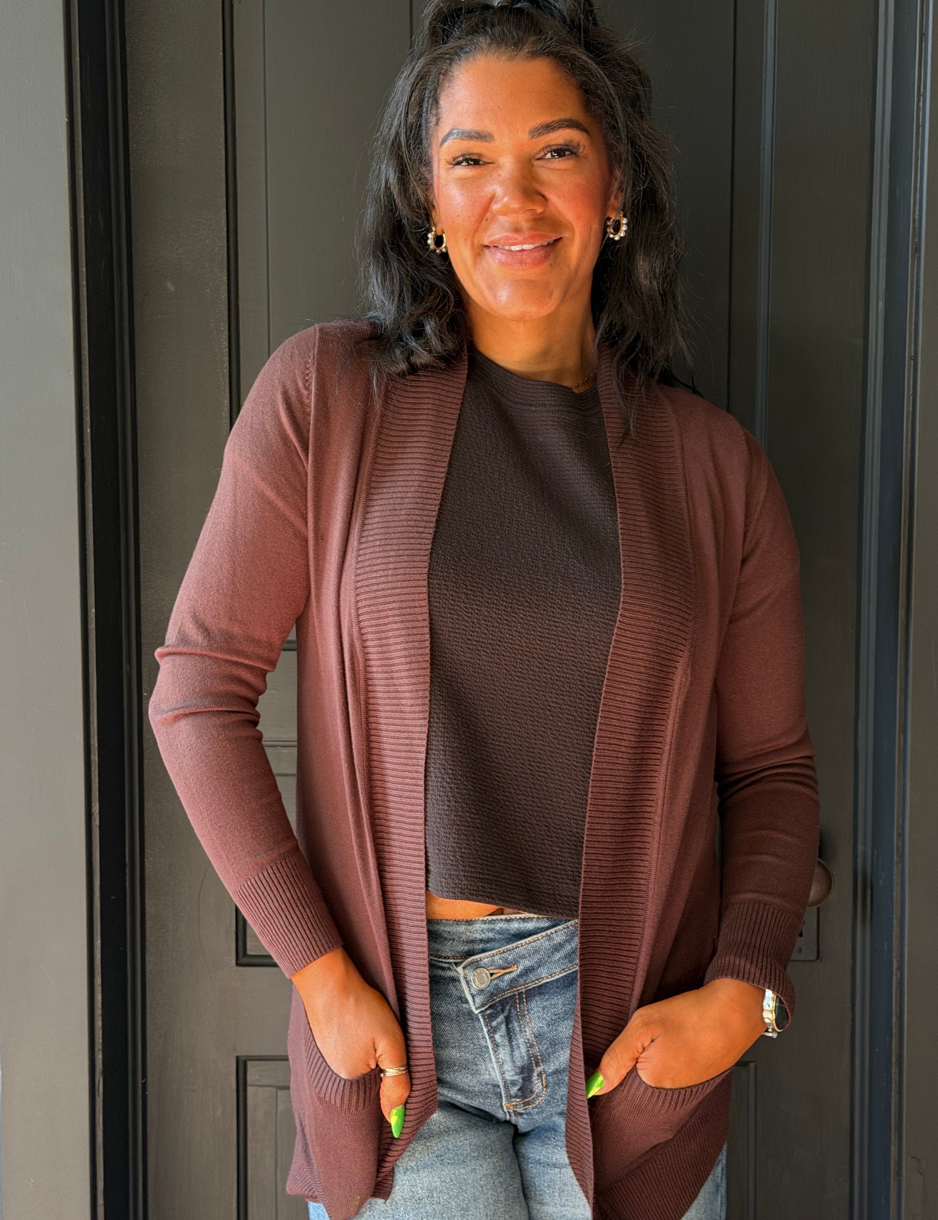 Sabrina Open Knit Cardigan