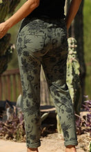 Carry Olive Black Floral Print Jogger Pants