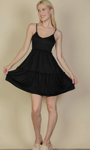 Hailee Tiered Cami Swing Mini Dress