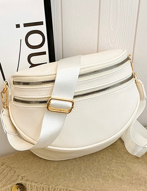 Dakota Vegan Leather Multi Pocket Crossbody Chest Bum Bag