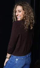 Mable Brown Open Bolero Knit Cardigan