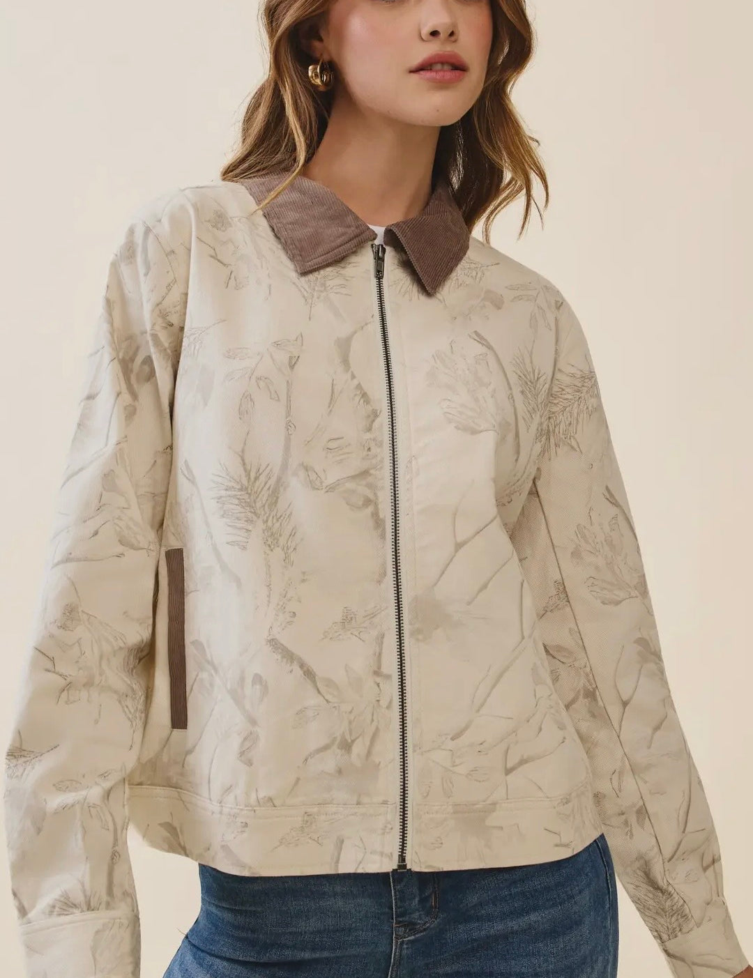Seth Collared Zip Up Jacket