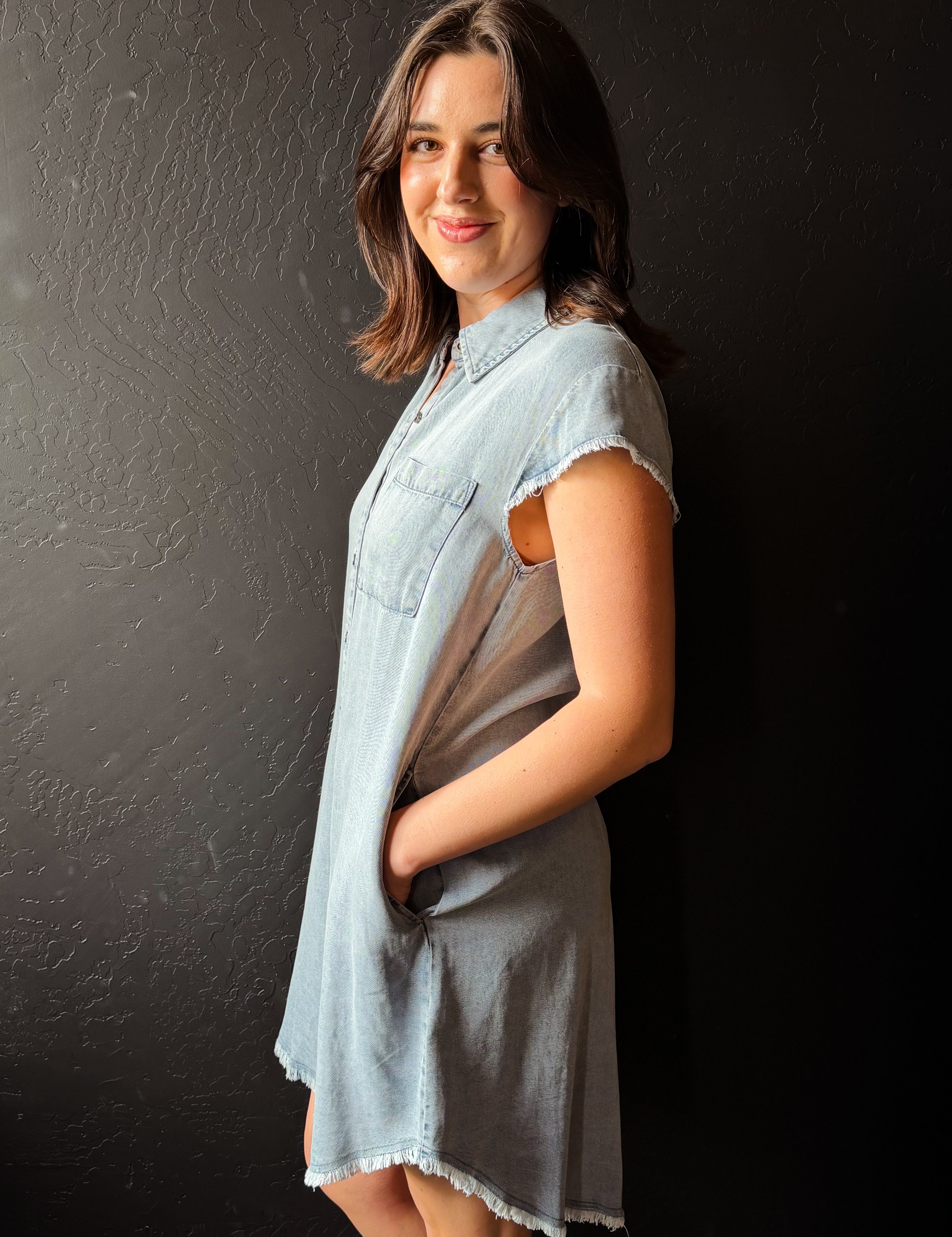 Catalina Tencel Shirt Dress