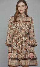 Harlow Tiered Mini Dress With Pintuck Neckband