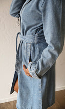 Hannah Belted Denim Trench Coat