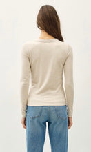Gimli Oatmeal Round Neck Long Sleeve Knit Top