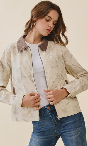 Seth Collared Zip Up Jacket