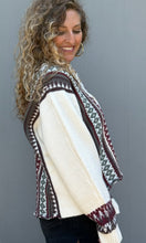 Maverick Ethnic Motif V-neck Cardigan