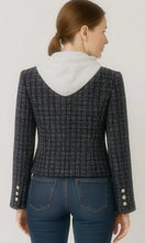 Hendrix Hoodie Layered Tweed Jacket