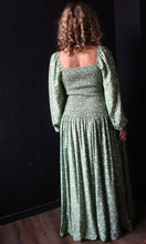 Octavio Smocked Dropwaist Maxi Dress