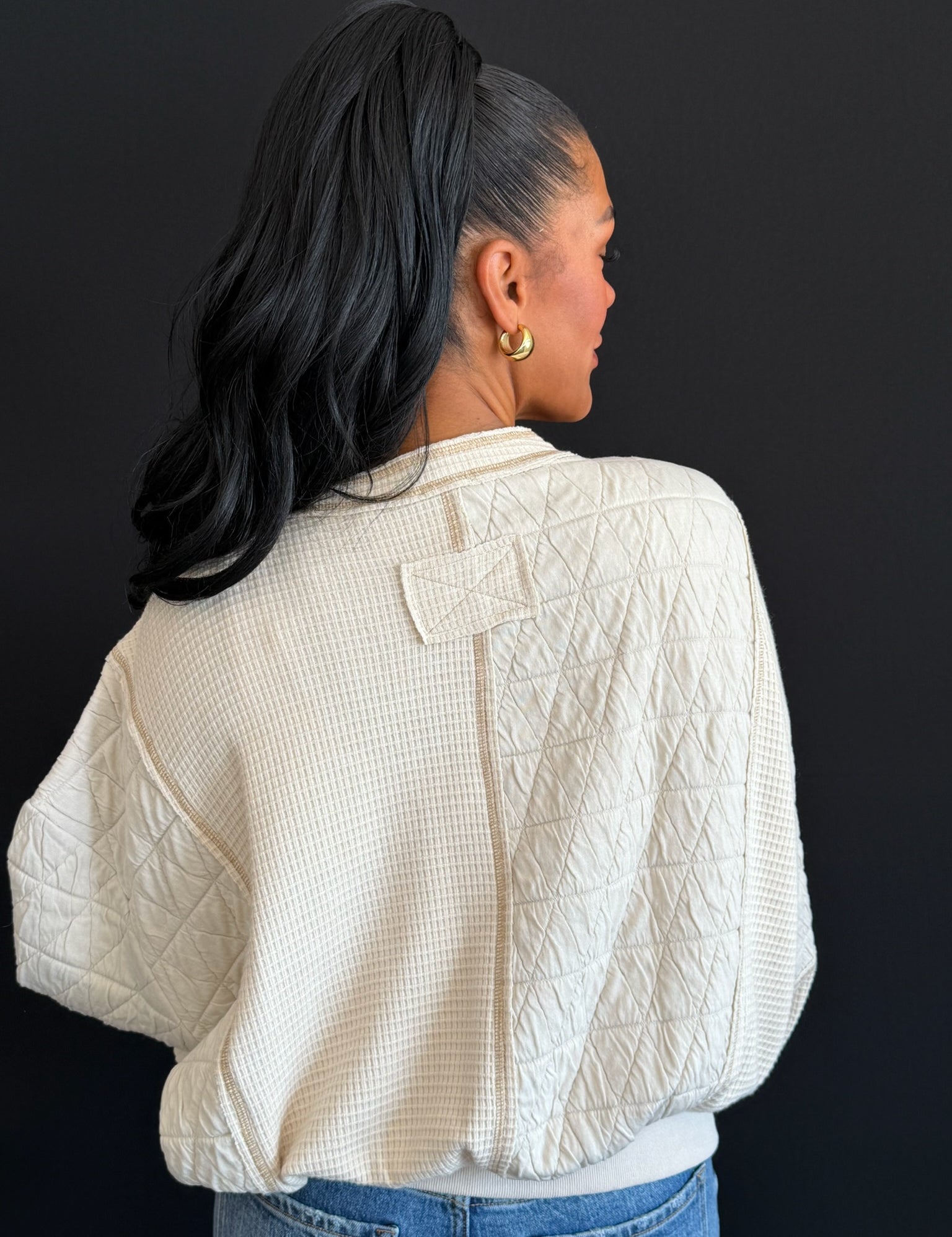 Rosa Quilting & Waffle Fabric Mixed Top