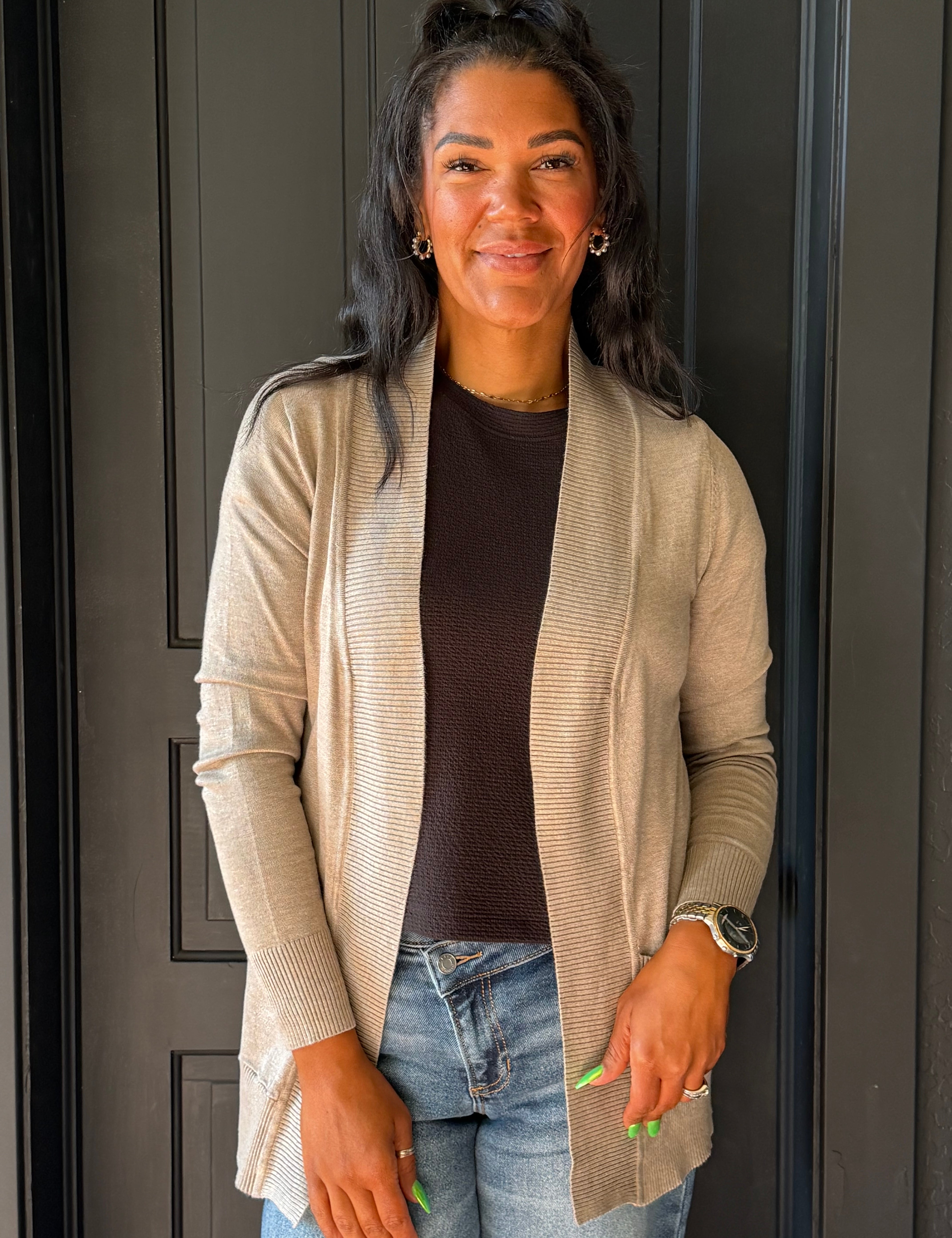 Sabrina Open Knit Cardigan