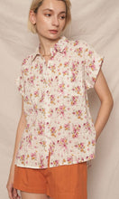 Gundi Short Sleeve Floral Button Down Shirt