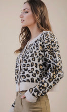 Magnolia Leopard Print Soft Knit Sweater Cardigan