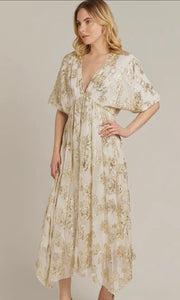 Mia Kimono Sleeve Maxi Dress