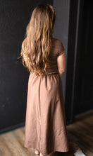 Elena Shirred Top Midi Dress