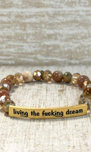 Potty Mouth Beaded Bracelet
