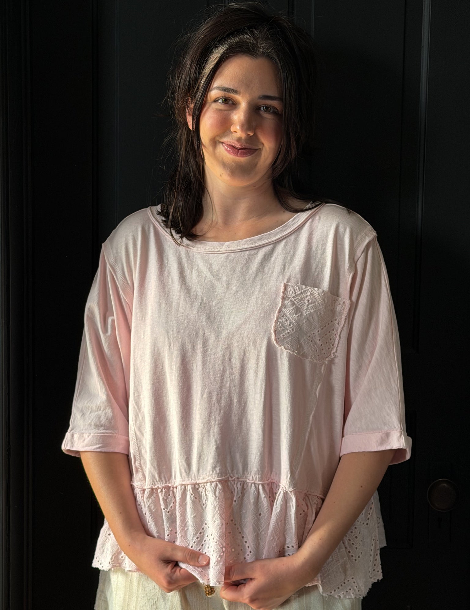 Giulia Tiered Ruffle Babydoll Top