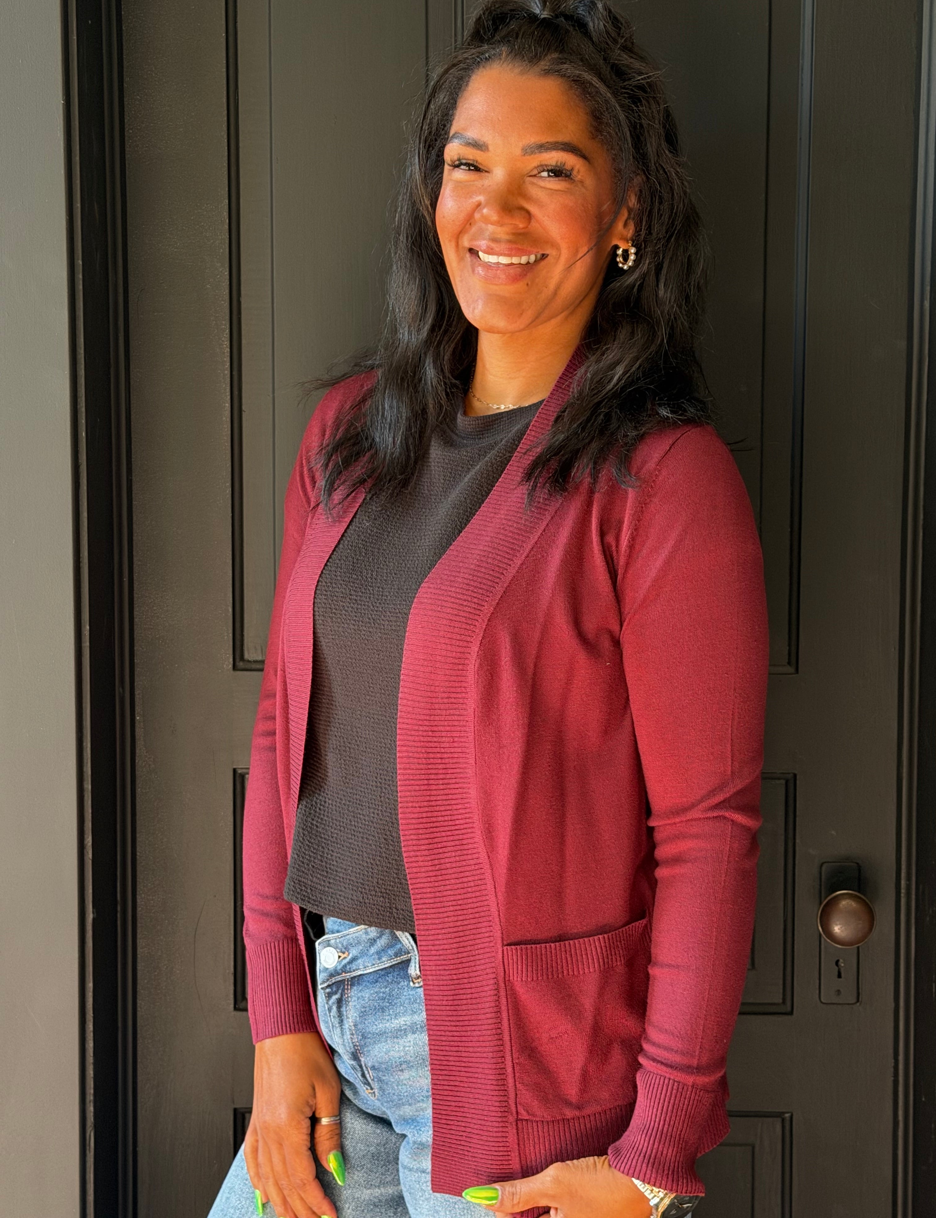 Sabrina Open Knit Cardigan