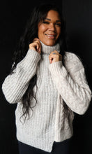 Royal Color Block Turtle Neck Sweater