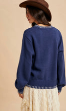Jenna Horse Motif Knitted Sweater