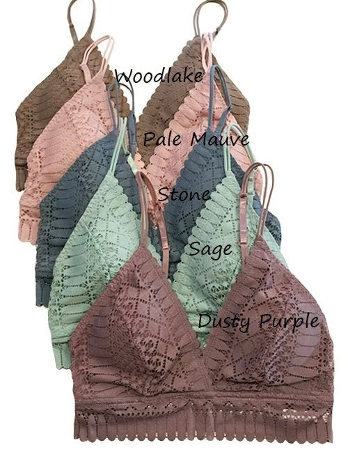 Eva Plus Size Lace Bralette