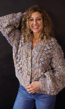 Kaizen Flecked Chunky Sweater Cardigan