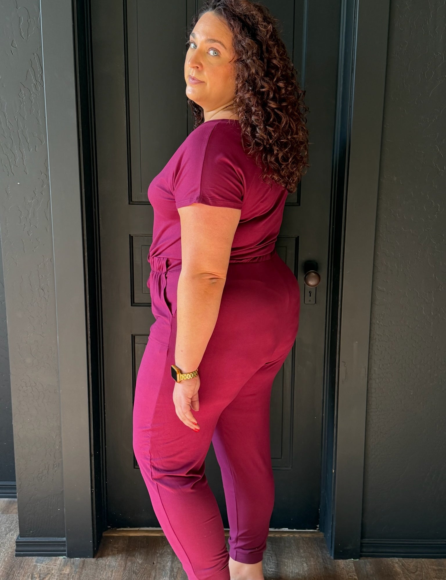 Clara Plus Two-Way Drawstring Jumpsuit