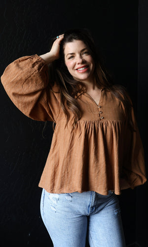 Osman Balloon Sleeve Button Down