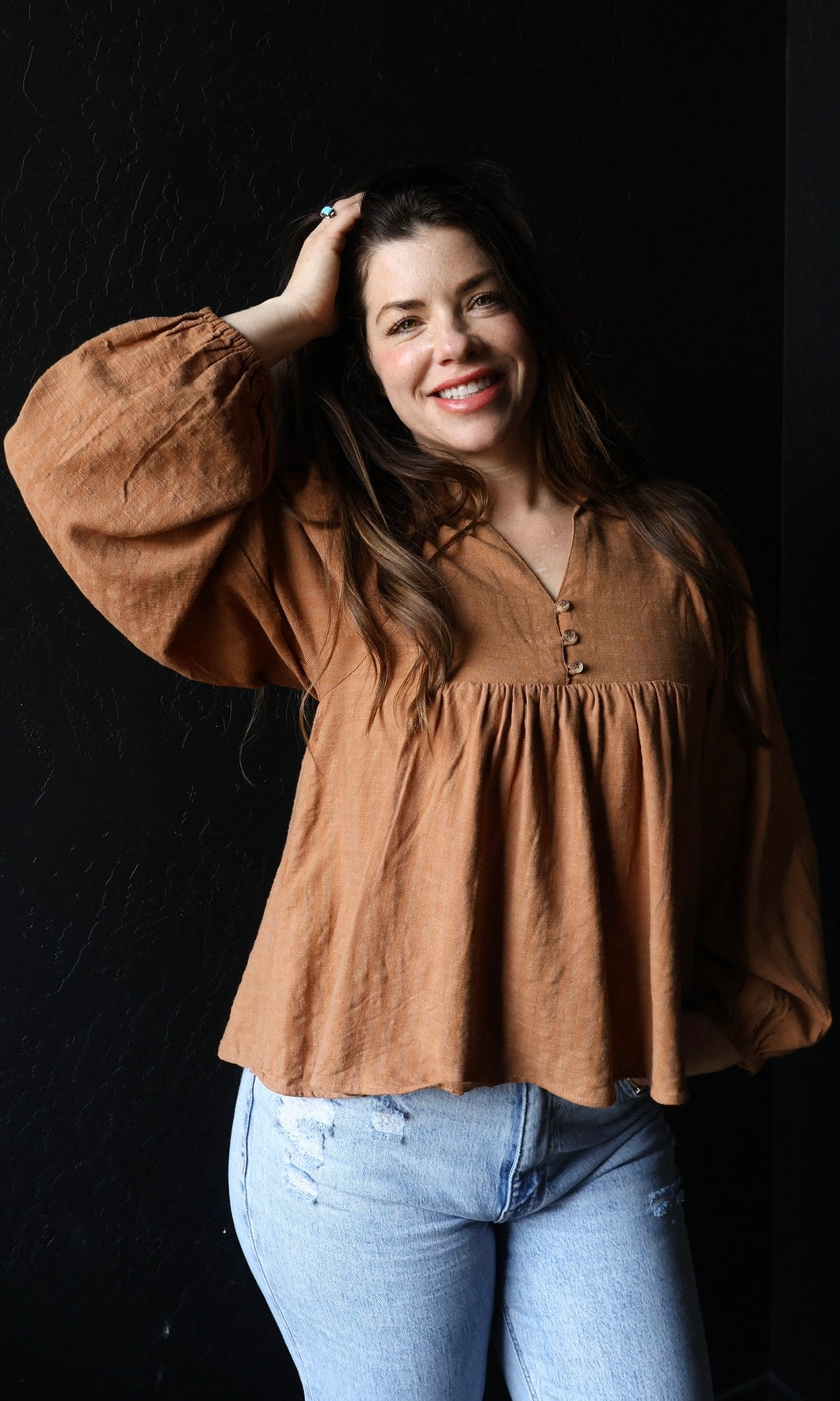 Osman Balloon Sleeve Button Down