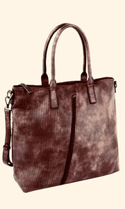 Bryant-Black Vintage-Inspired Vegan Leather Satchel Bag