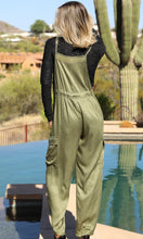 Cedar Olive Cargo Pant Overall Jumpsuit