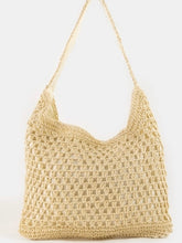 Emery Intricate Straw Weave Large Shoulder Bag