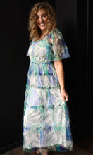 Orsola Smocked Top Mesh Ruffeld Midi Dress