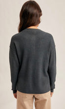 Maddy Teal Waffle Sweater Knit Top