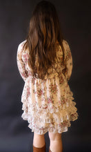 Elijah Floral Print and Lace Mix Long Sleeve Mini Dress