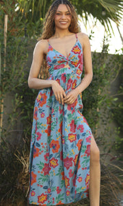 Ferne V Neck Twist Maxi Dress