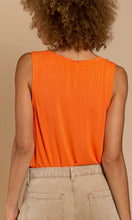 Kat V Neck Front Button Tank Top