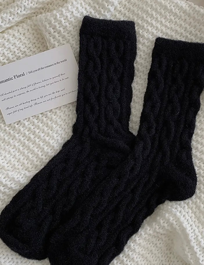 Mindy Cozy Thick Plush Socks