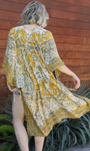 Allisha Mustard Printed Kimono