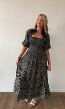 Octavie Printed Smocked Midi Dress