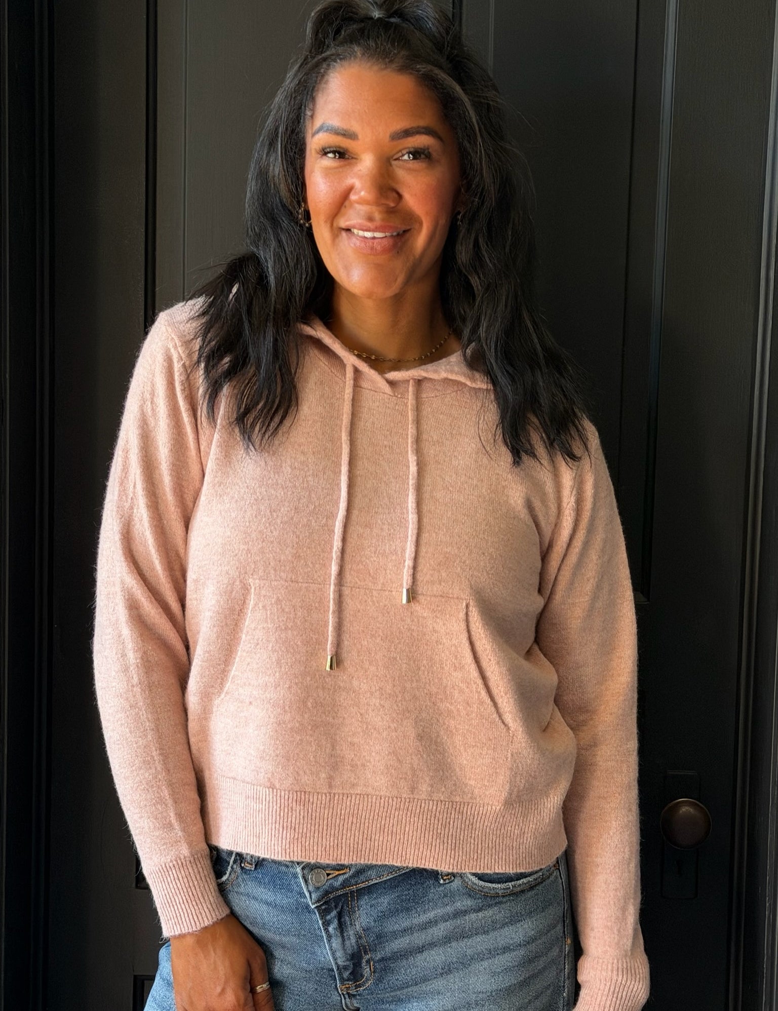 Simone Hooded Pullover Sweater