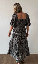 Octavie Printed Smocked Midi Dress